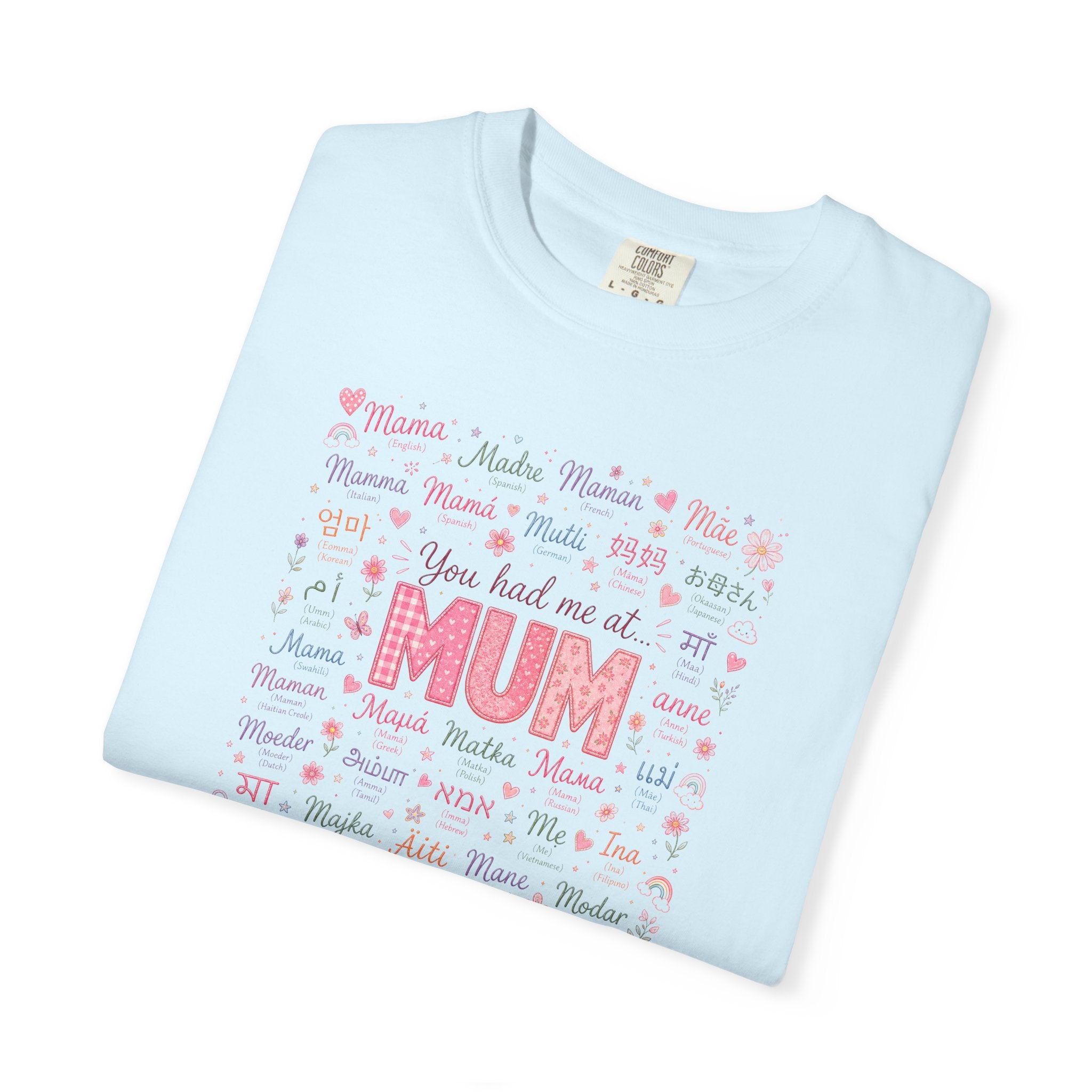 Mum Heartbeat T-Shirt — 'You Had Me at MUM' Floral Mother's Day Tee