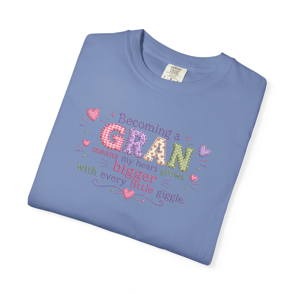 Heartfelt Gran T-Shirt - Becoming a Gran Means My Heart Grows Bigger