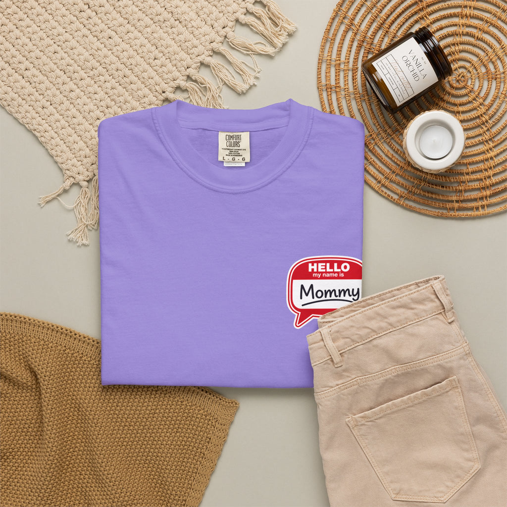 Hello Mommy T-Shirt — Cute Speech Bubble Mom Tee