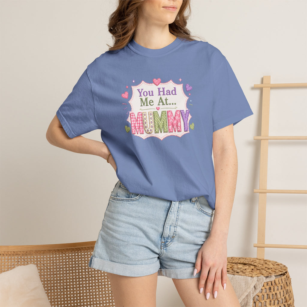 You Had Me At... Mummy T-Shirt — Cute Pink Kids/Parent Tee for New Mums, Mother's Day Gift