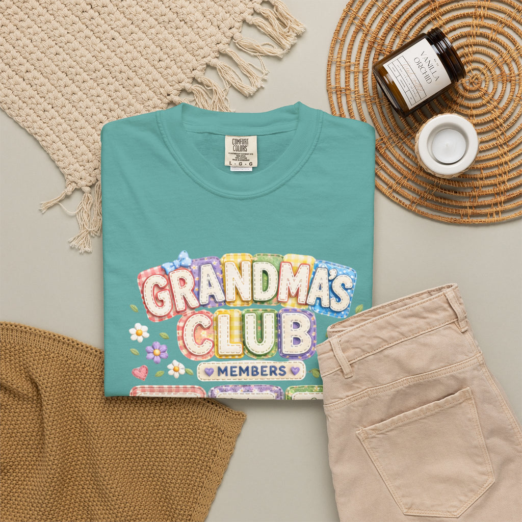 Grandmas Club T-Shirt — Grandma’s Little Loves Graphic Tee