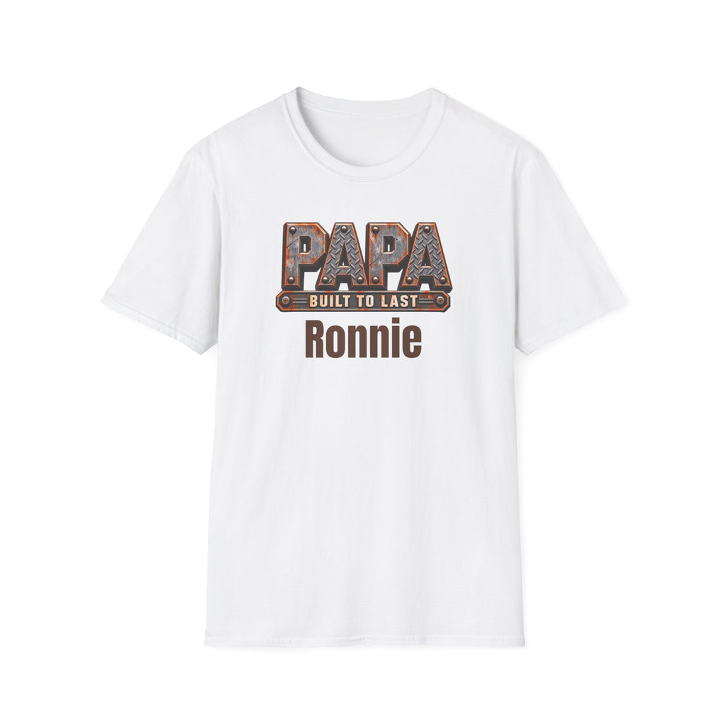 Papa "Built to Last" T-Shirt — Personalise