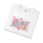 Granny Power T-Shirt — Retro Heart Graphic Tee for Grandmas