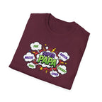 Super Papa Comic T-Shirt — Funny Father’s Day Gift