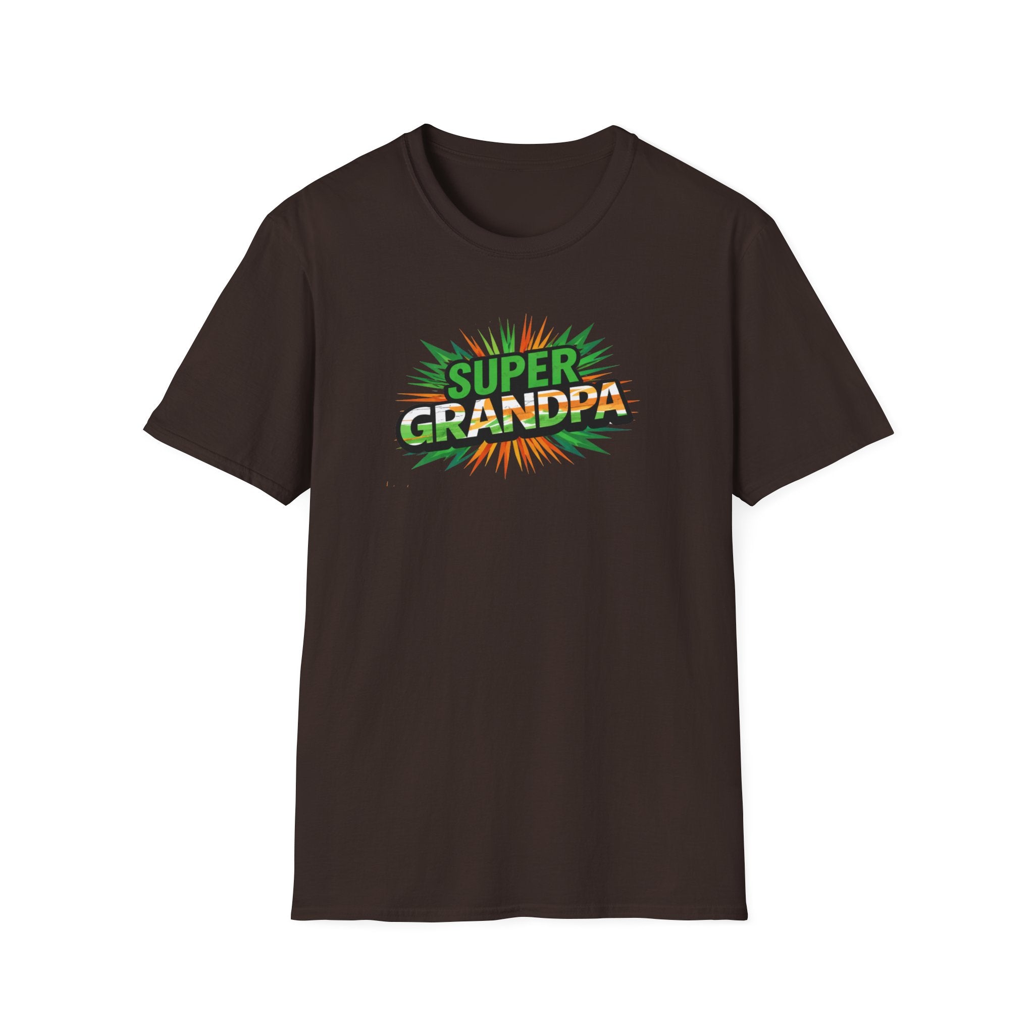 Super Grandpa Ireland Flag/Irish themed T-Shirt — Retro Comic Father's Day Gift
