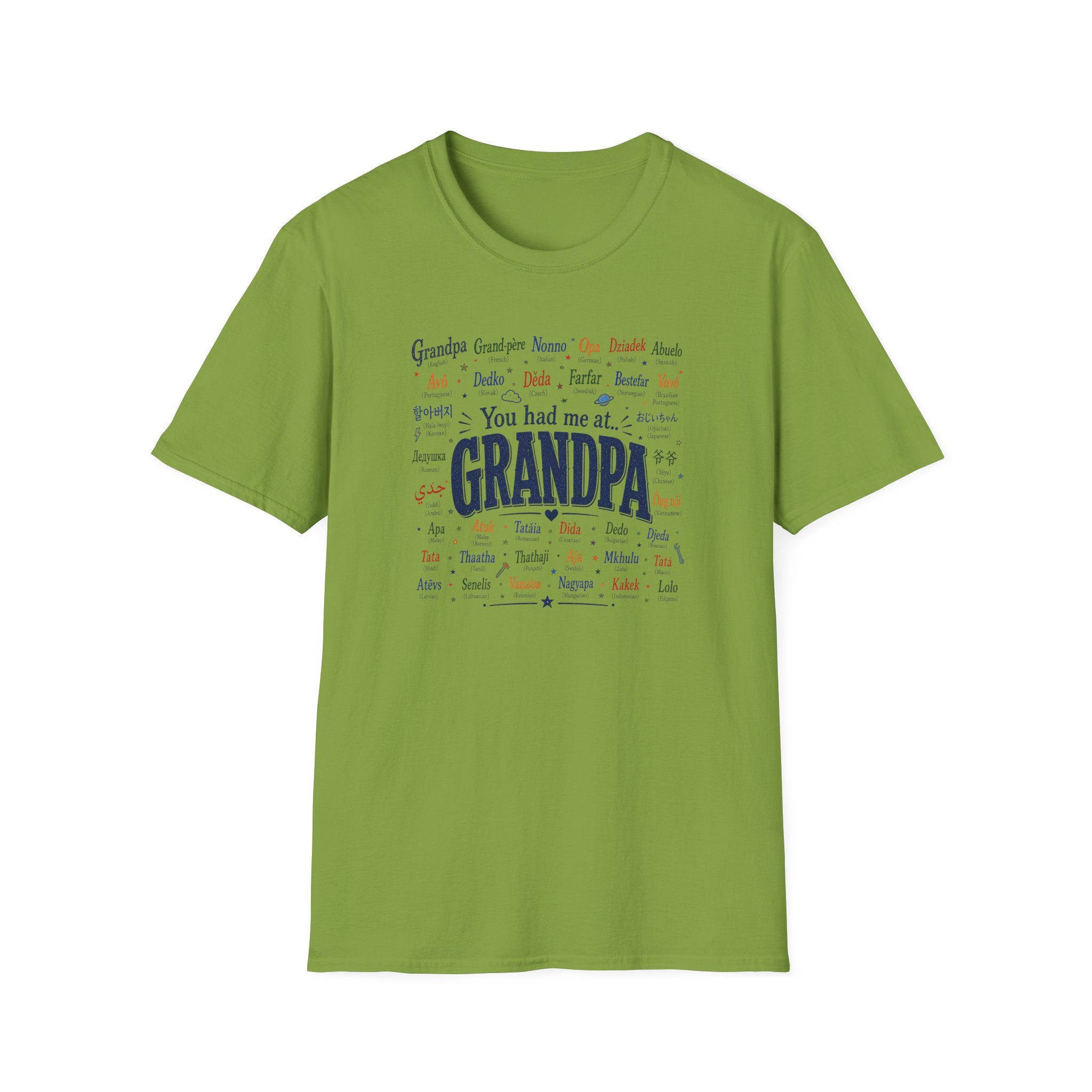 You Had Me at Grandpa T-Shirt — Retro Family Name Gift for Grandfathers