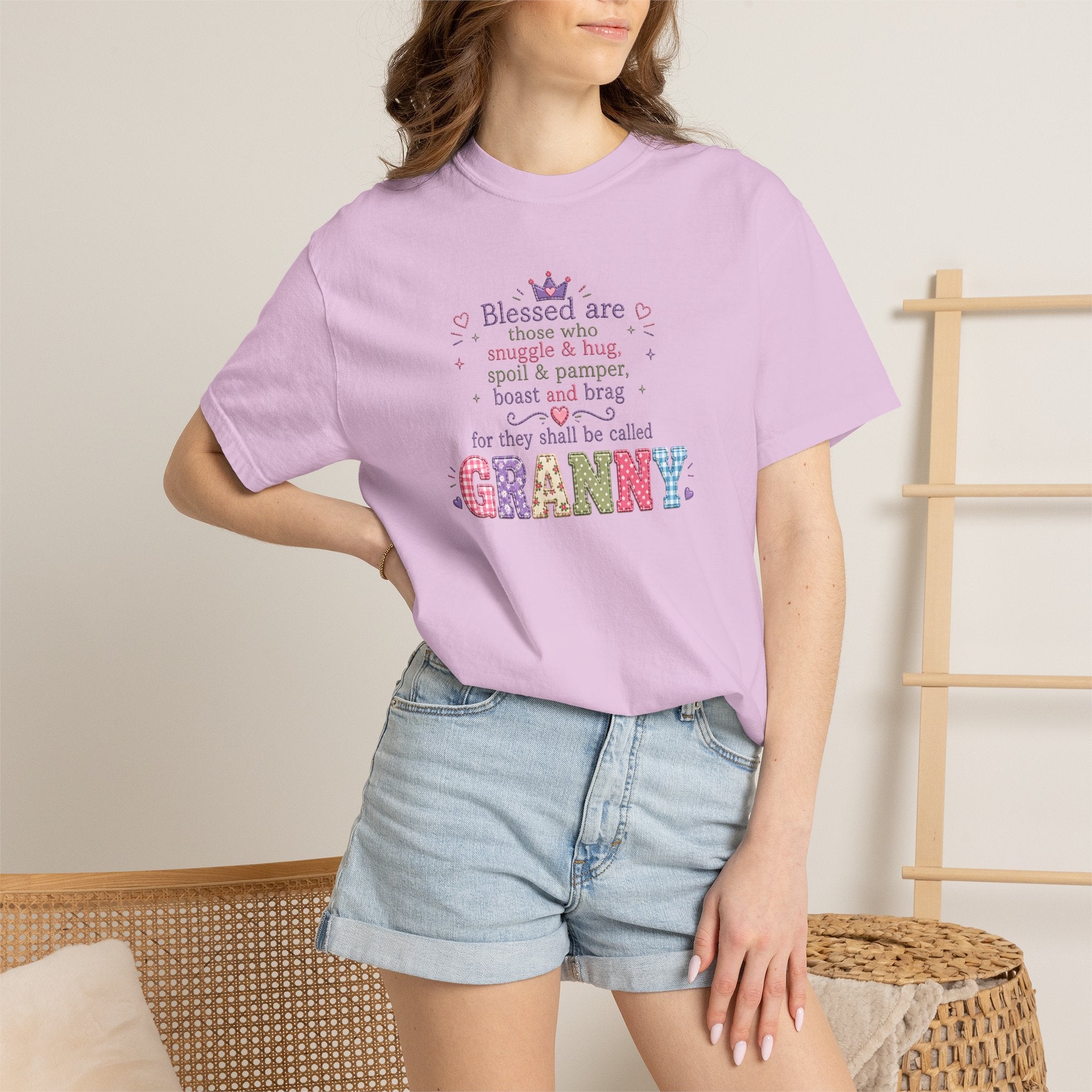 Granny Blessing T-Shirt — "Blessed are those who ... shall be called Granny" Gift Tee