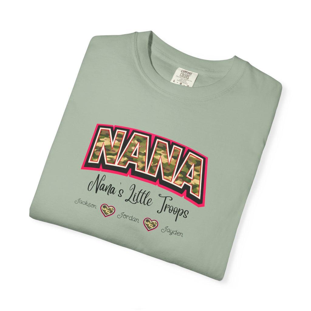 NANA Leopard Print Tee - "Nana's a Little Tramp" Graphic T-Shirt for Grandmothers