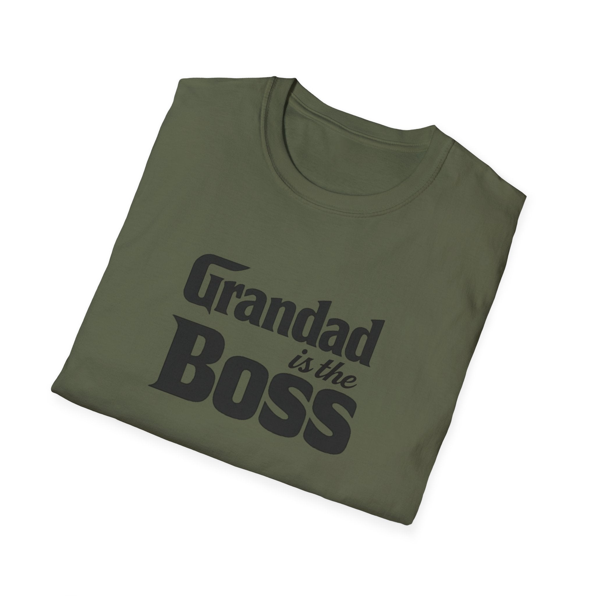 Grandad Is the Boss T-Shirt — Funny Grandpa Gift for Father’s Day & Birthdays