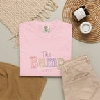 Maternity T-Shirt — 'The Bump' Pastel Vintage Graphic Tee