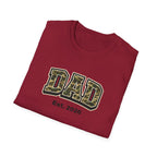 Dad Camo T‑Shirt – “DAD Est. 2026” Military Camo Father's Day Tee