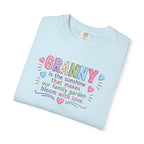 Granny Floral Tee — "Granny is the sunshine that makes our family garden bloom with love"