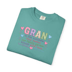 Grandma Floral T-Shirt — "GRAN is the sunshine that makes our family garden bloom with love"