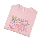 M.U.M. Mom Acronym Graphic Tee — Mess, Utter Chaos, Munchkins & Mother Love T-Shirt