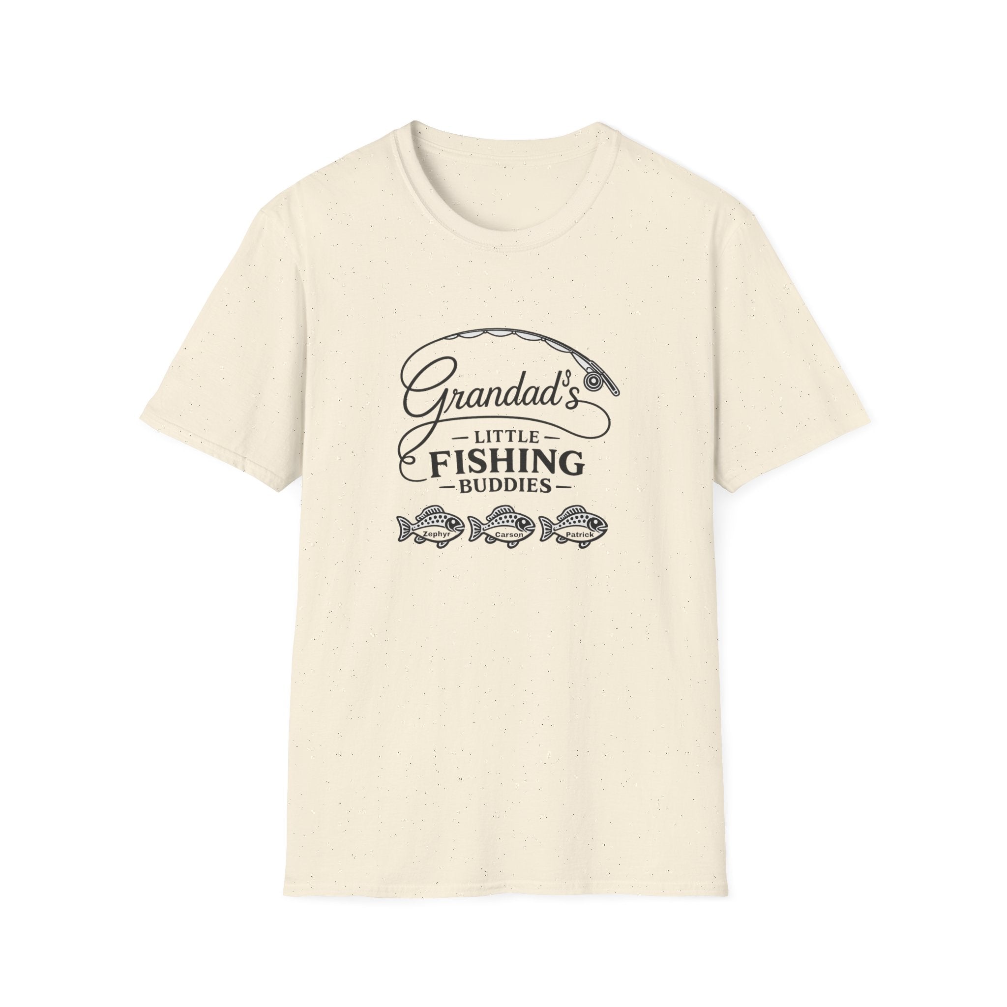 Granddad's Little Fishing Buddies T-Shirt — Grandpa & Kids Fishing Gift
