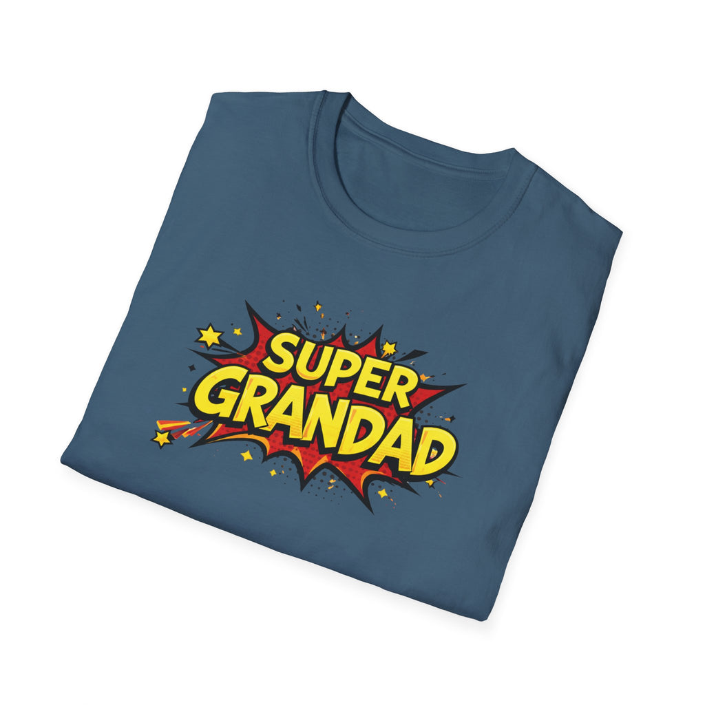 Super Grandad Comic-Style T-Shirt — Father’s Day Gift for Grandpa