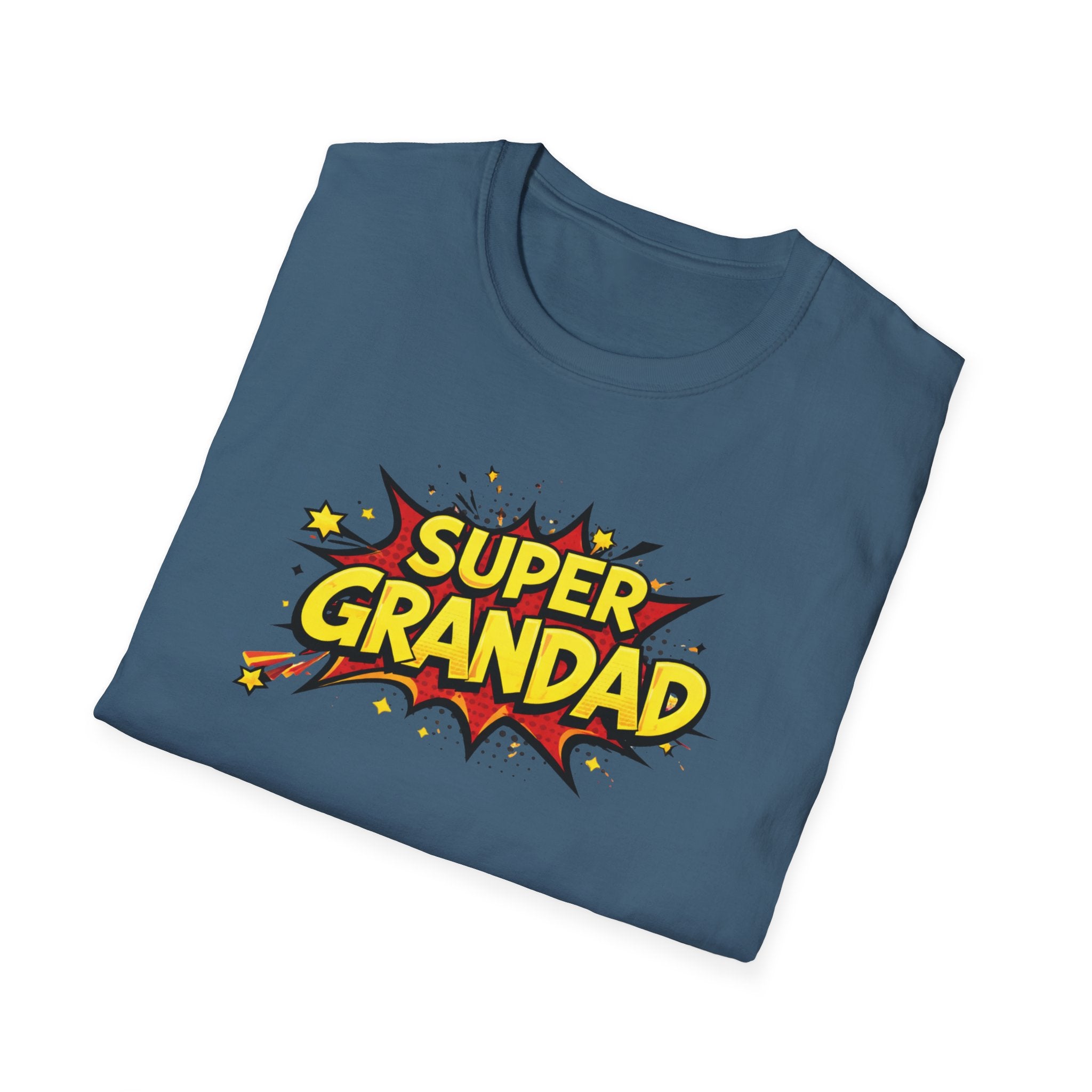 Super Grandad Comic-Style T-Shirt — Father’s Day Gift for Grandpa