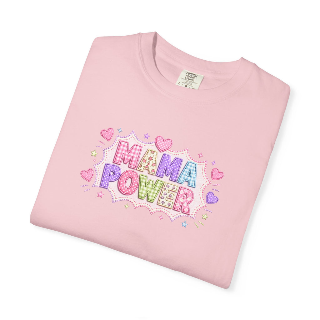 Mama Power T-Shirt — Cute Pastel Mom Pride Graphic Tee
