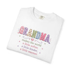 Grandma Floral T-Shirt — "Grandma makes the world a little softer, kinder, warmer"