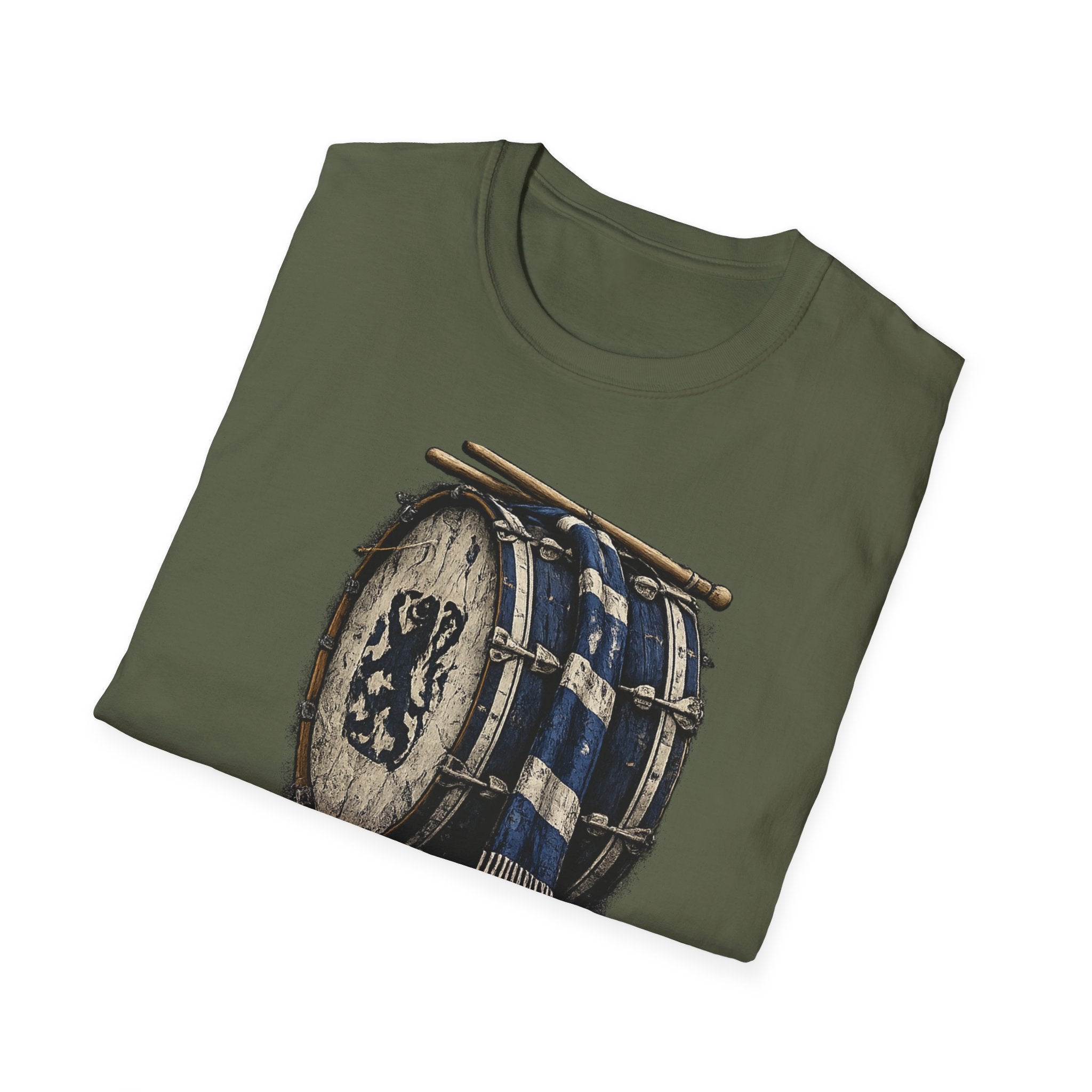 Following Scotland Flag Drum Tee
