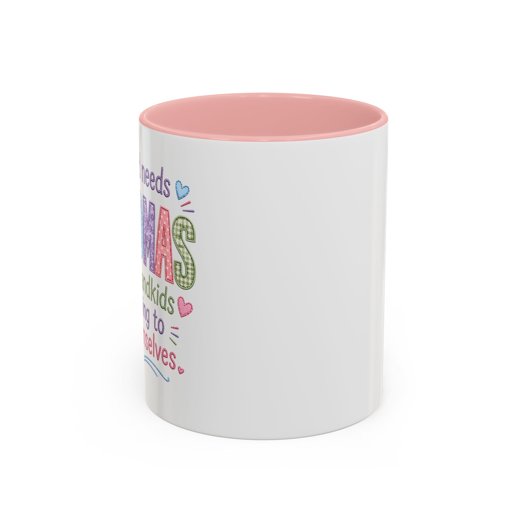 Grandma Coffee Mug — 'All Kids Need More Spoiling' Grandma Accent Mug (11/15oz)