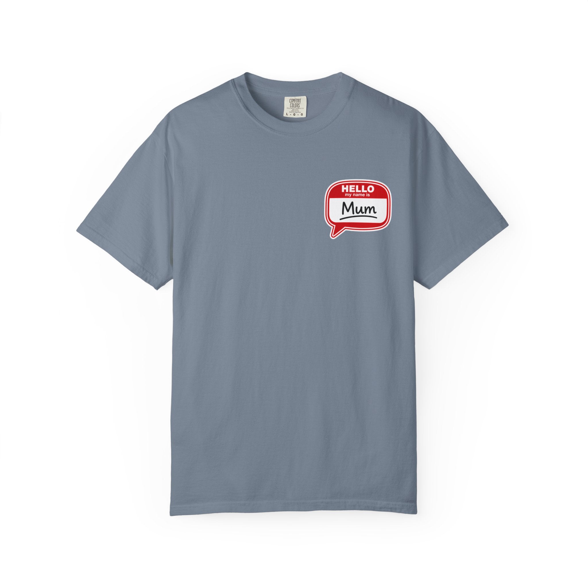 Hello Mum Speech Bubble T-Shirt — Cute Retro Mom Graphic Tee