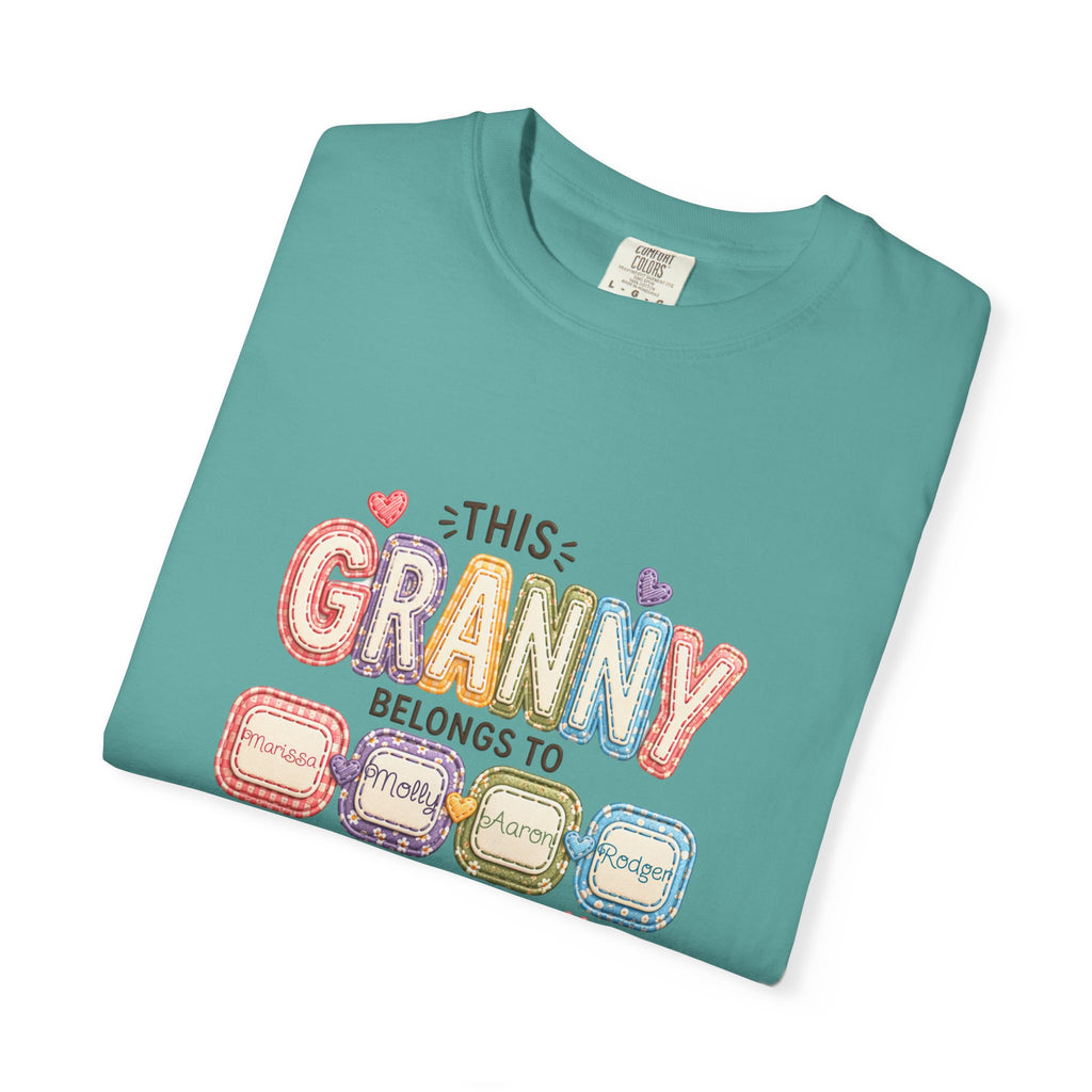 Granny Belongs To Grandkids T-Shirt — Cute Floral Grandma Gift
