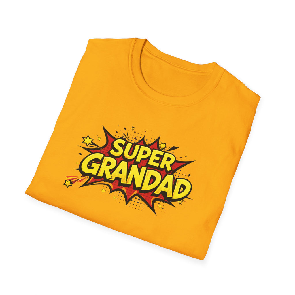 Super Grandad Comic-Style T-Shirt — Father’s Day Gift for Grandpa