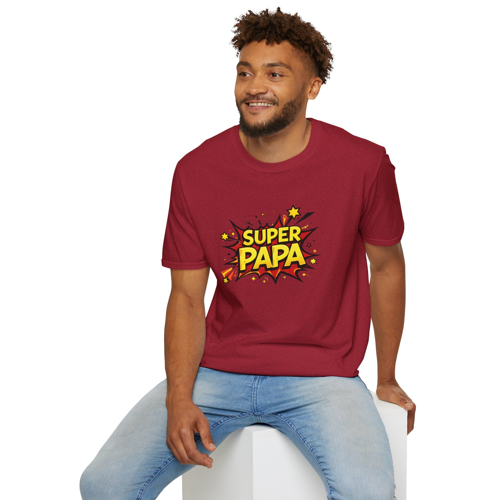 Super Papa Comic Graphic T-Shirt — Father’s Day Gift Tee