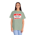 Glam-Ma Name Tag T-Shirt — "Hello My Name Is Glam-Ma (Obviously)" Graphic Tee