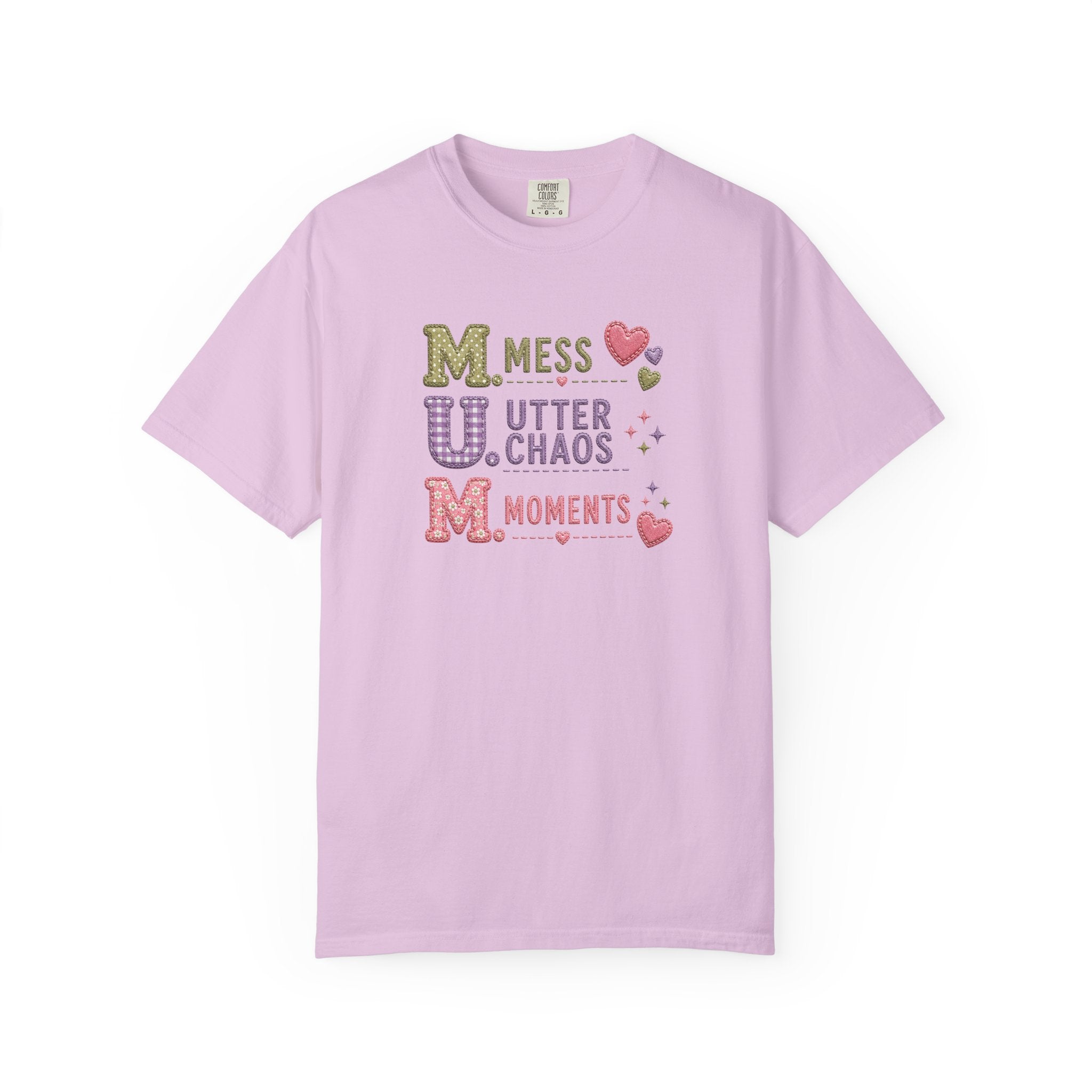 M.U.M. Acronym T-Shirt – "Mess, Utter Chaos, Moments" Mother's Day Graphic Tee