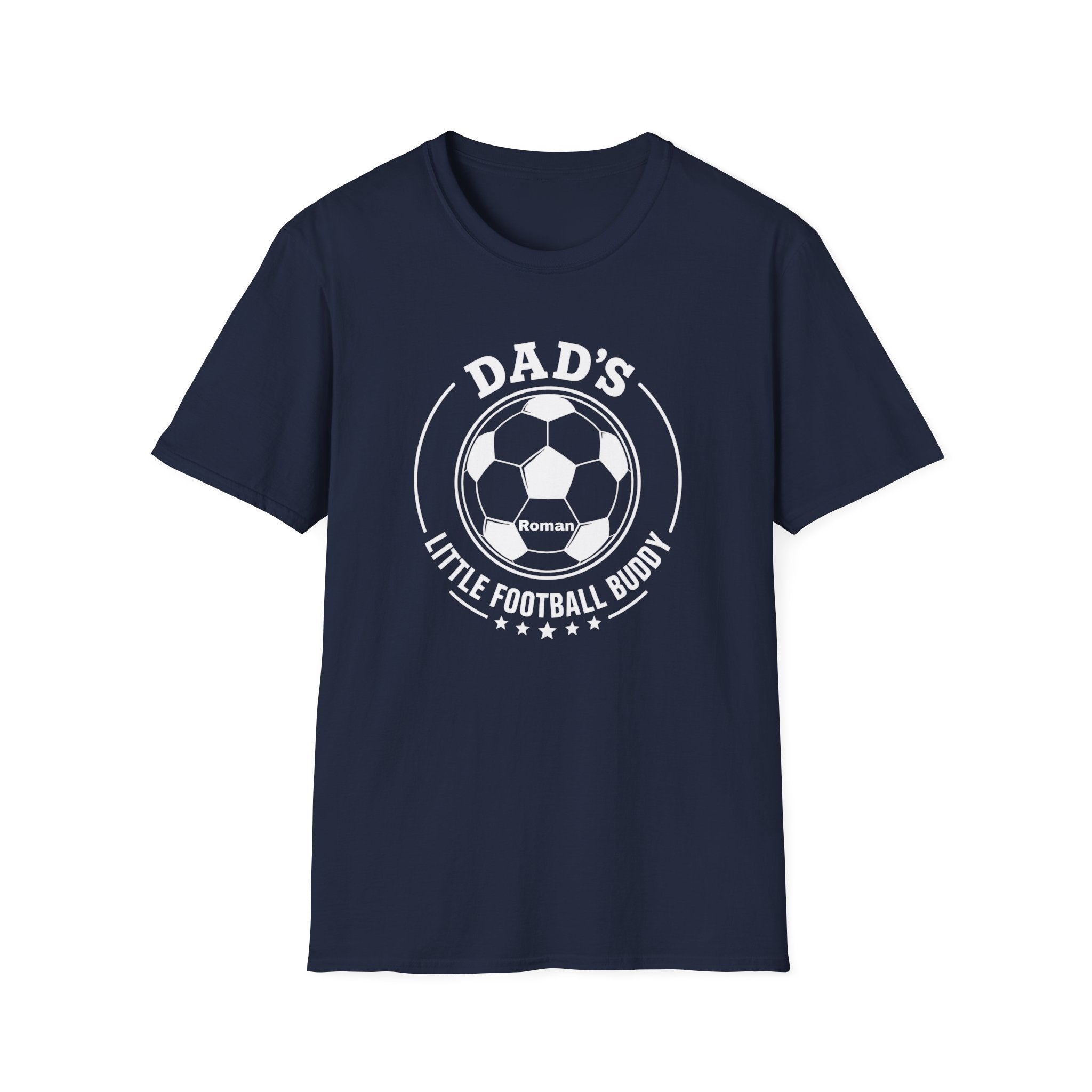 Dad's Little Football Buddy Tee -Add Name- Personalise