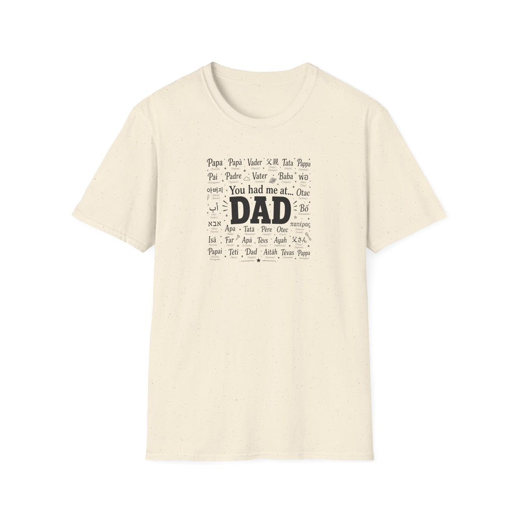 Dad Word Cloud T-Shirt — "You Had Me at Dad" Father's Day Gift