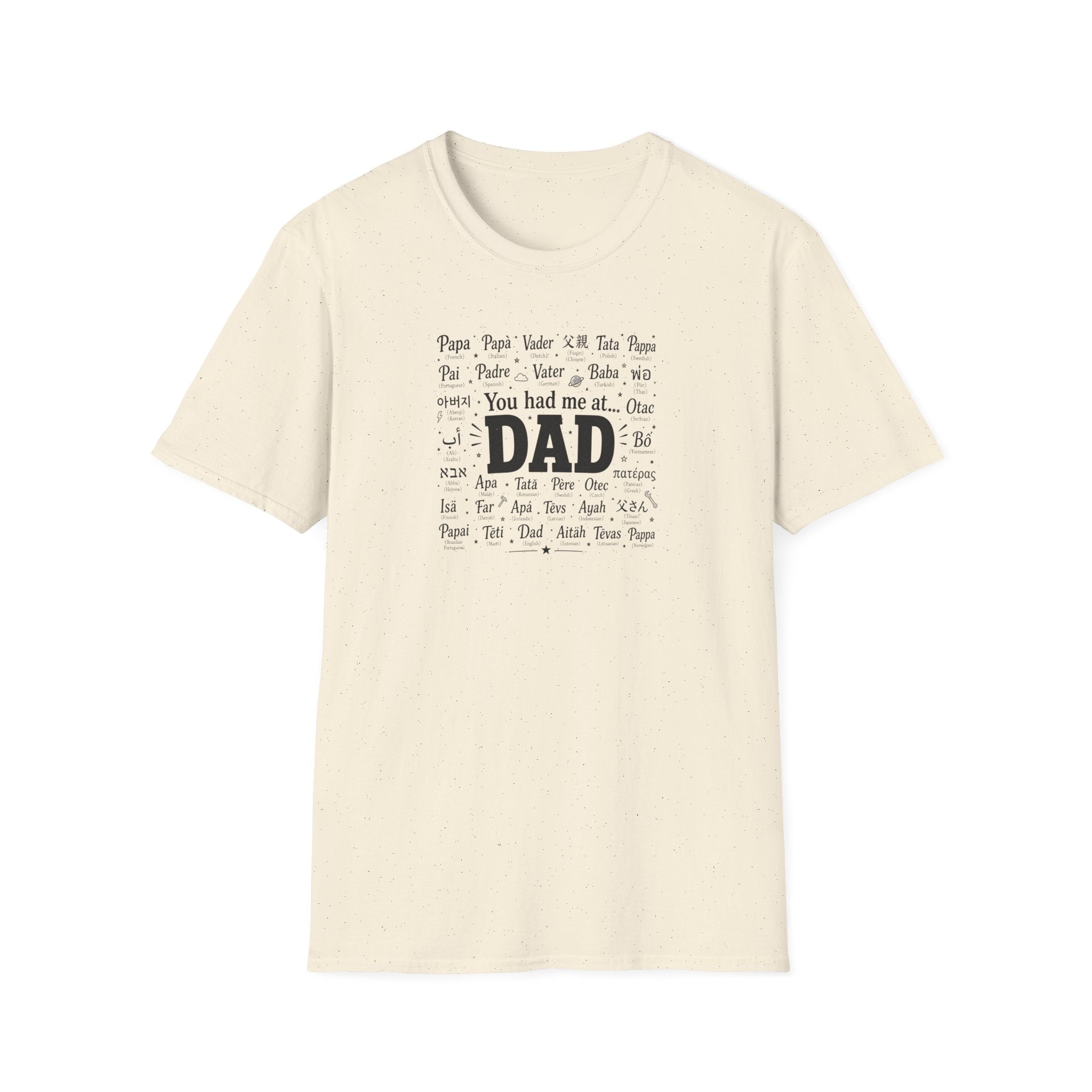 Dad Word Cloud T-Shirt — "You Had Me at Dad" Father's Day Gift