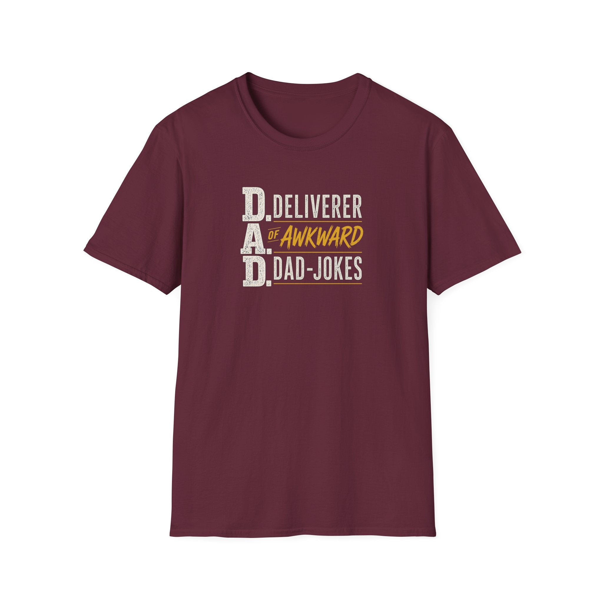 Dad T‑Shirt — D.A.D. "Deliverer of Awkward Dad‑Jokes" Funny Fathers Day Tee