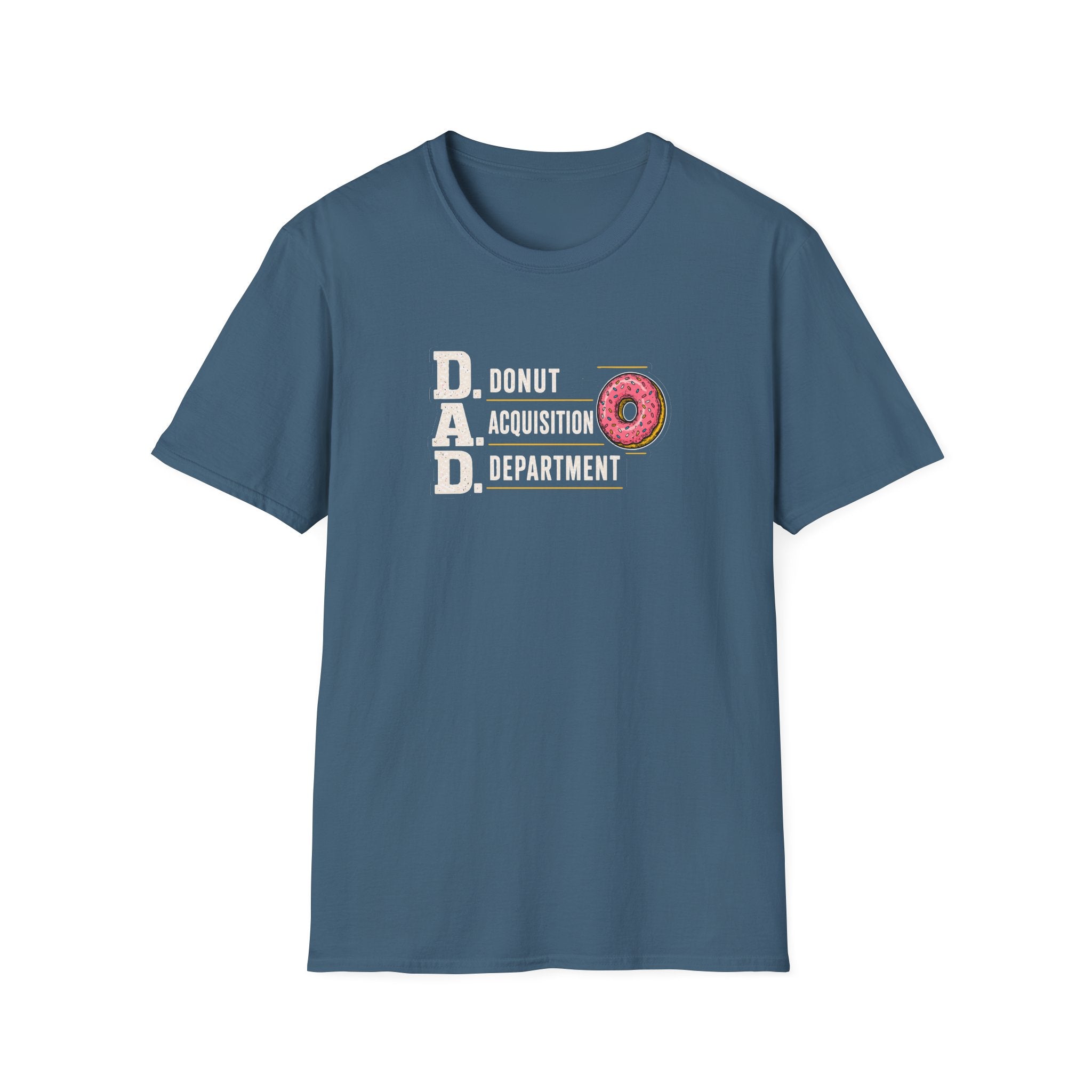 Donut Acquisition Department T-Shirt – D.A.D. Funny Dad Shirt for Donut Lovers
