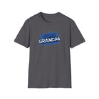 Super Grandpa Scotland Flag/Scottish themed T-Shirt — Retro Comic Father's Day Gift for Grandfathers