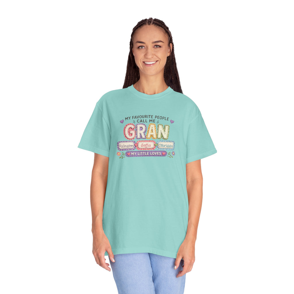 Gran Grandma T-Shirt – "My Favourite People Call Me Gran" Floral Gift Tee