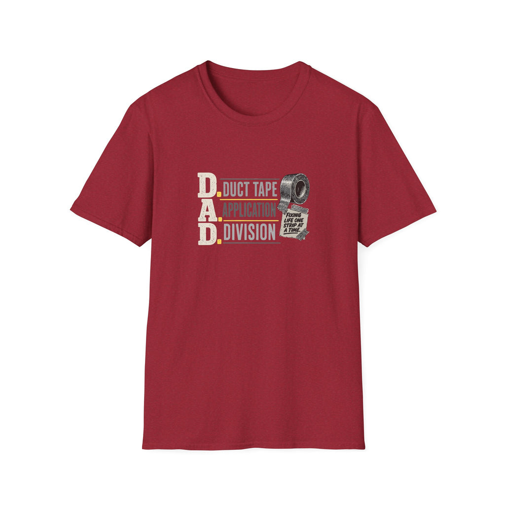 D.A.D. Duct Tape Application Division T-Shirt — Funny DIY Repair Tee