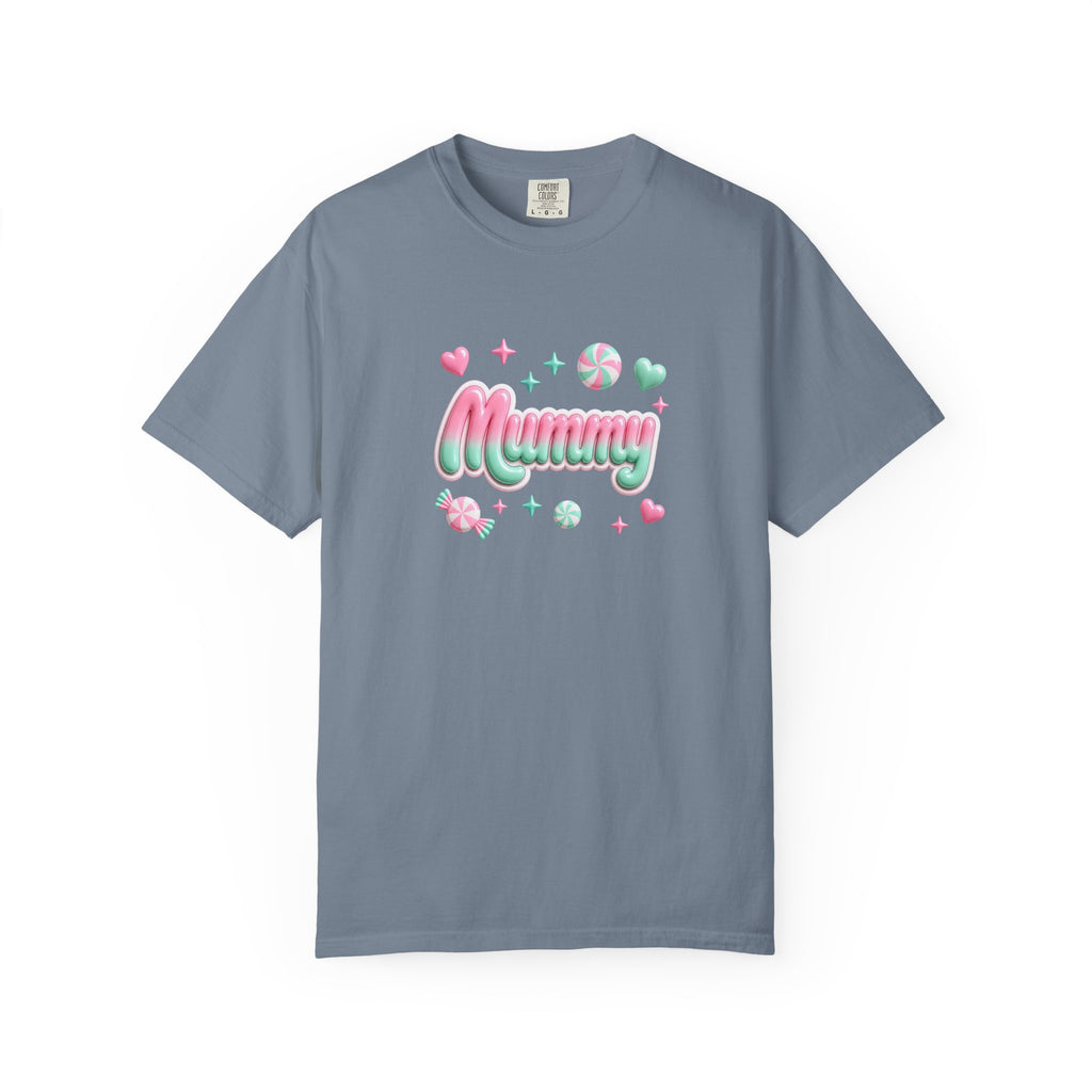 Mummy Pastel Candy Script T-Shirt