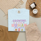 Growing a Tiny Human T-Shirt — "Growing a Tiny Human, Send Snacks" Maternity Tee