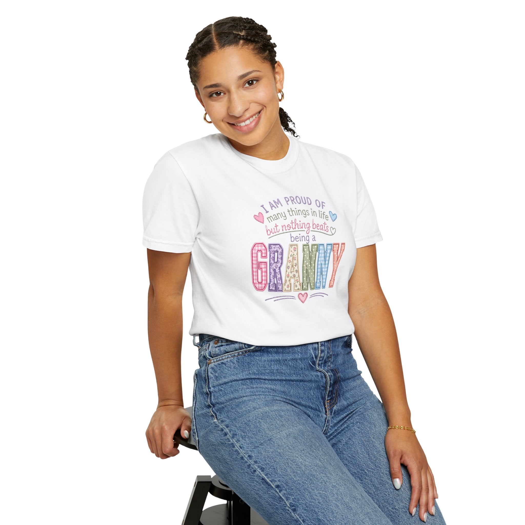 Granny Proud Tee — "I Am Proud of Many Things in Life But Nothing Beats Being a Granny"