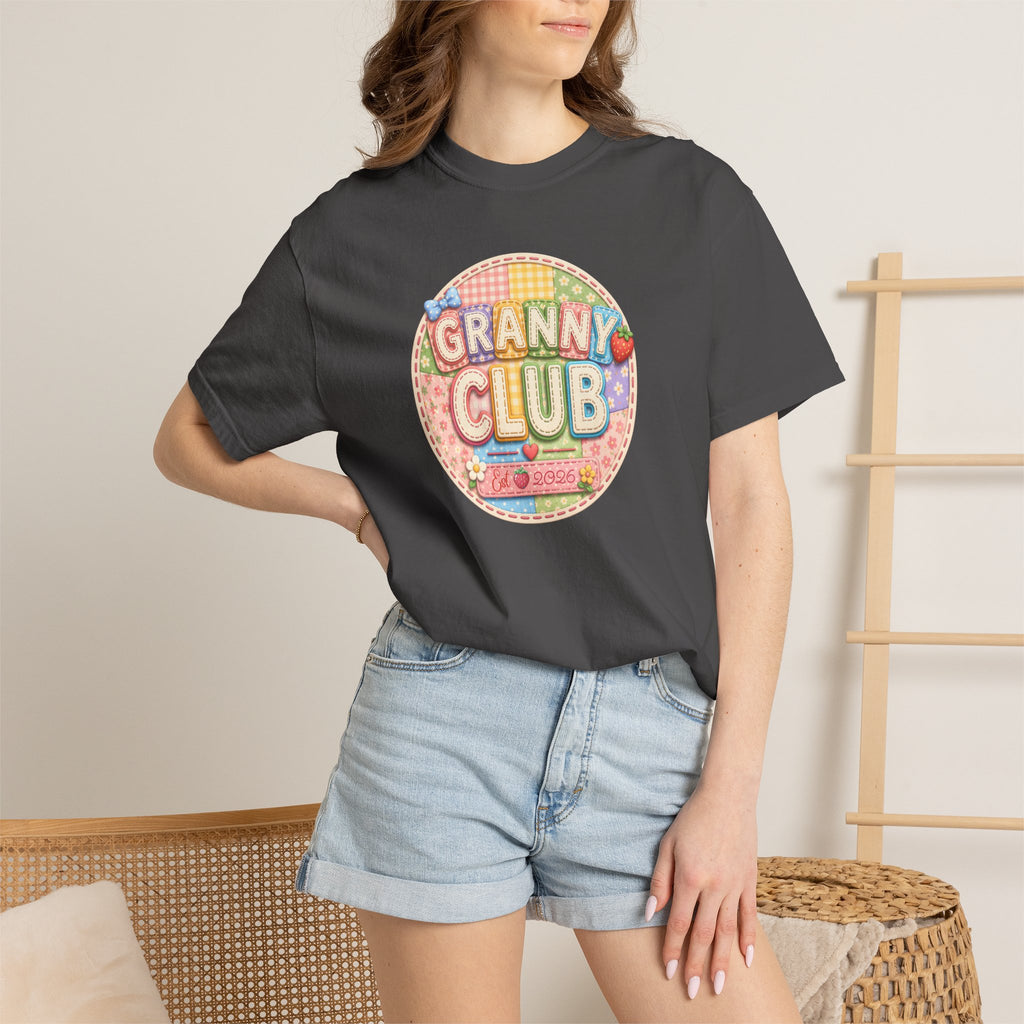 Granny Club Graphic T-Shirt — Retro Candy Patch Design