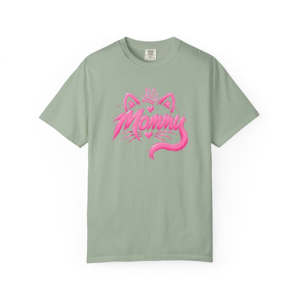 Mommy Cat Crown T‑Shirt