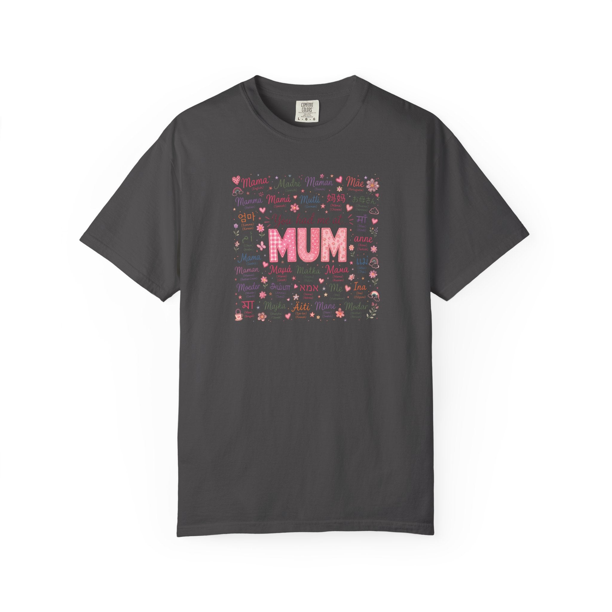 Mum Heartbeat T-Shirt — 'You Had Me at MUM' Floral Mother's Day Tee