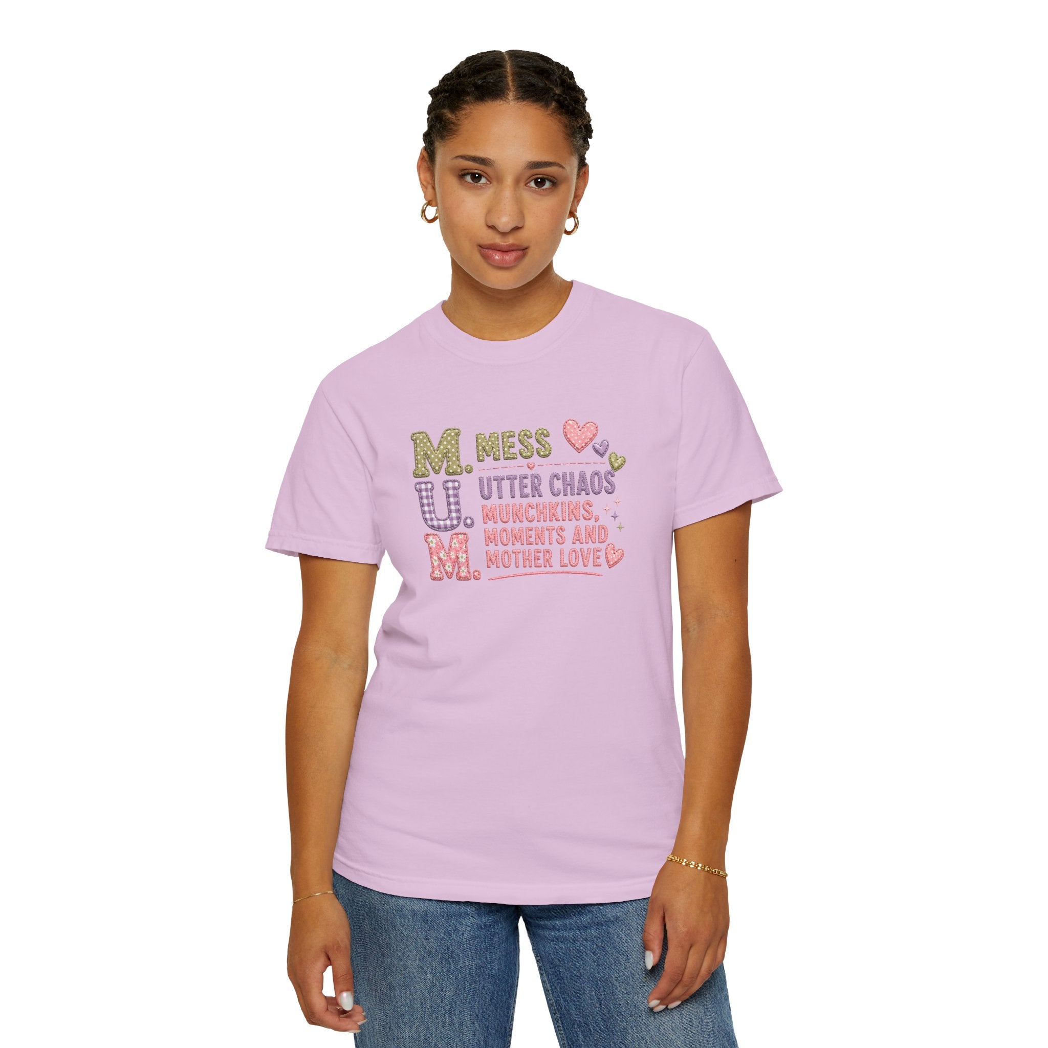 M.U.M. Mom Acronym Graphic Tee — Mess, Utter Chaos, Munchkins & Mother Love T-Shirt