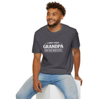 Grandpa Biscuits T-Shirt — "I Only Visit Grandpa For The Biscuits" Funny Family Tee