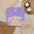 Granny's Club T‑Shirt – Cute Pastel 'Granny's Club' Rules Graphic Tee for Grandmothers