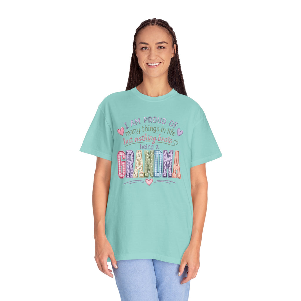 Grandma Pride T-Shirt – "I Am Proud of Many Things in Life but Nothing Beats Being a Grandma"