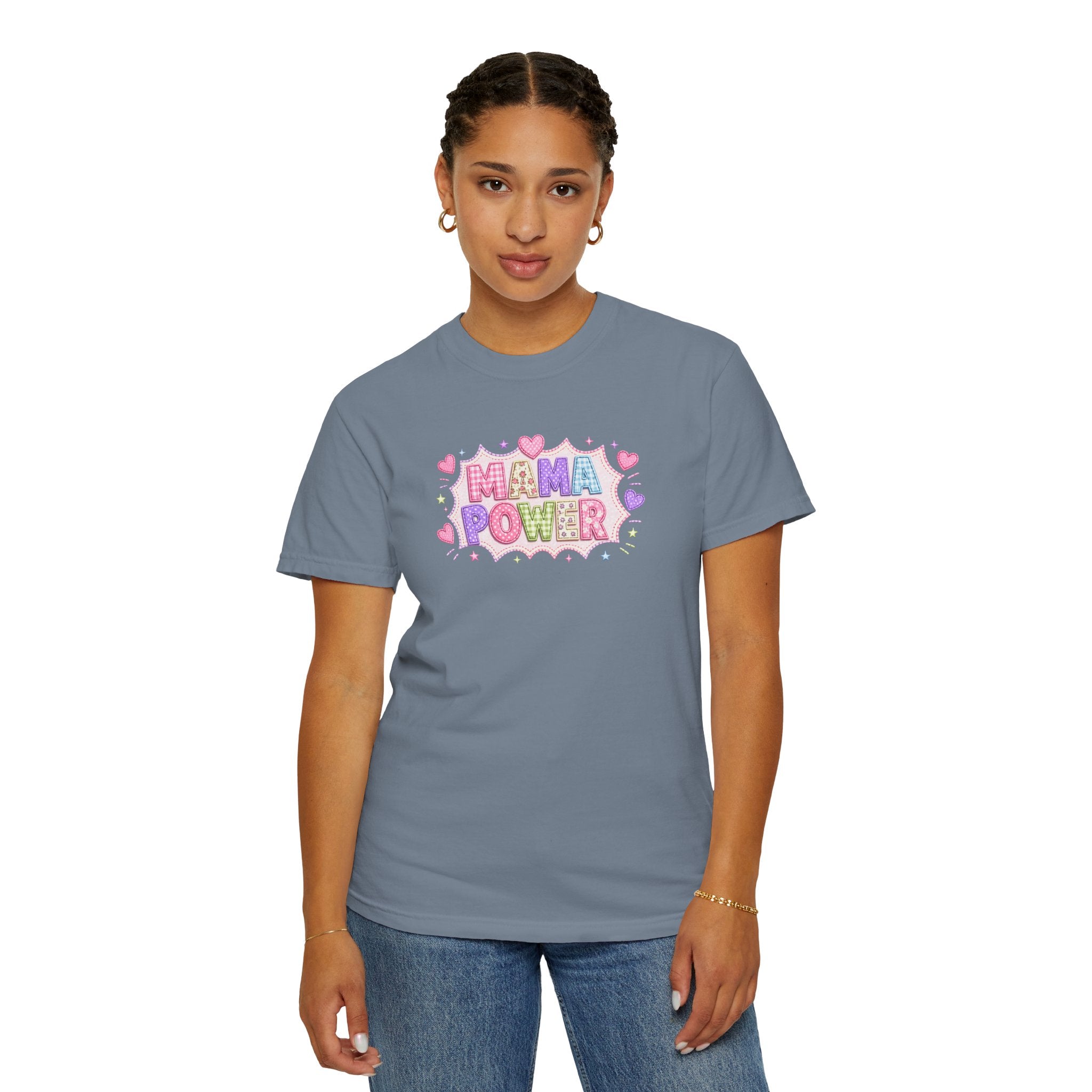 Mama Power T-Shirt — Cute Pastel Mom Pride Graphic Tee